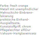 Hochwertiges Messing,
verchromt
einzigartiges Komfort-
Ausgie�system,
Metall verchromt
Ergonomischer Metall-
griff, verchromt
Pflegeleichter 
alfiDur Vakuum-
Hartglaseinsatz