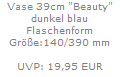 Vase "Noble"
schlanke
Zylinderform mit
extr. starkem
Eisboden
Gr��e (B/H): 
50/250 mm
