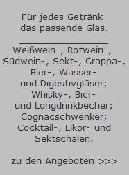 Erlesenes
deutsches
Porzellan 
von
Weltruf








>>zu den Angeboten