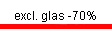 excl. glas -70%