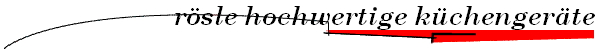 r�sle hochwertige k�chenger�te