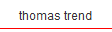 thomas trend